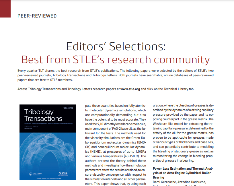 Best from STLE’s research community
